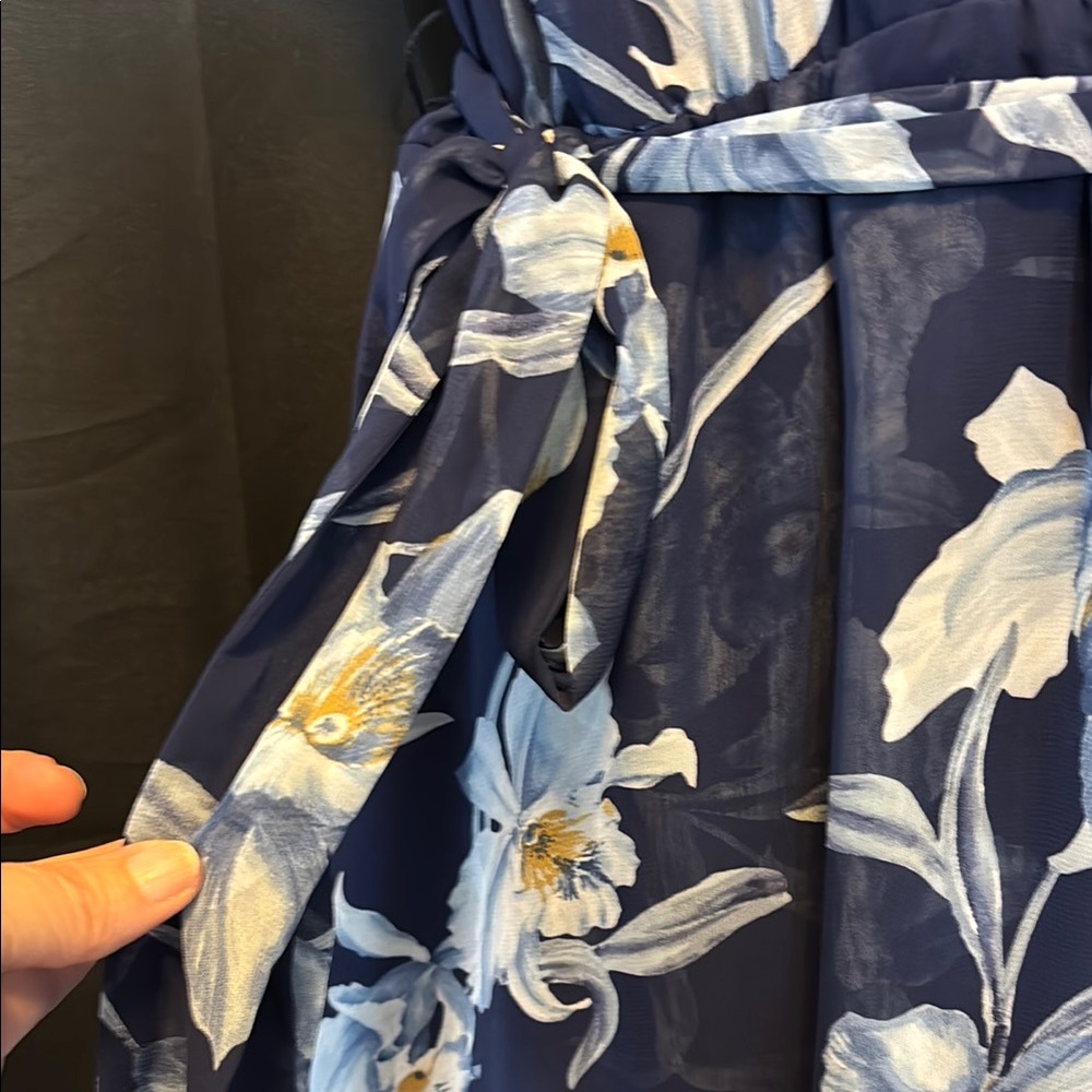 Lane Bryant Blue and White Floral Sundress - Picture 13 of 13